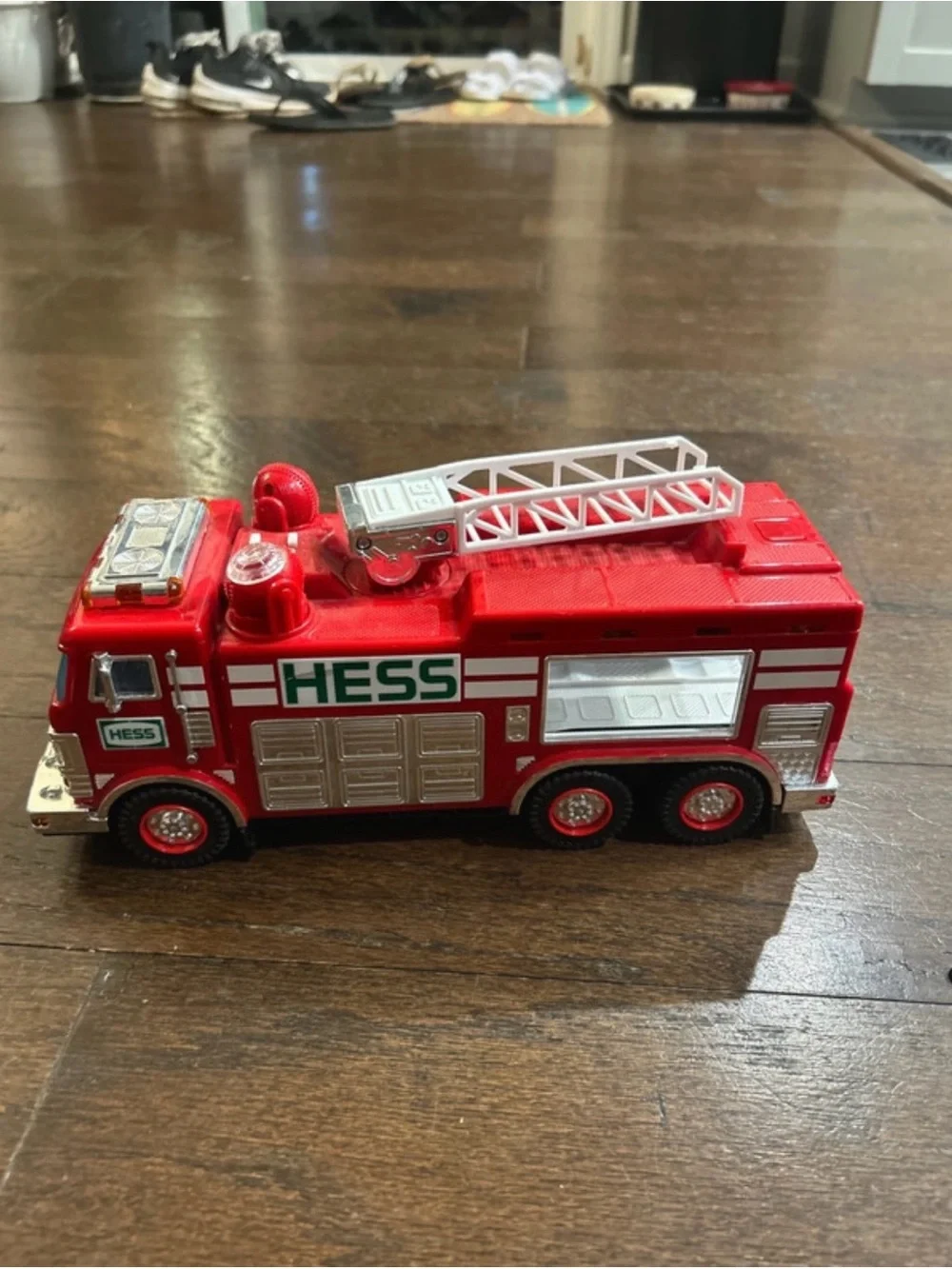 HESS Red Fire Truck Toy with Extendable Ladder